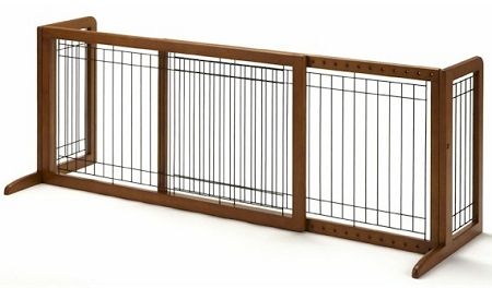 Large Bay Isle Freestanding Dog Gate