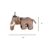 Ruffian Dino Woolly Mammoth Plush, Squeaker Toy