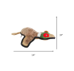 Steel Dog Ruffian Game Bird Pheasant Plush, Squeaky Toy, Tough Chewer