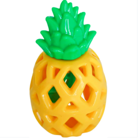 Steel Dog Slow Treater Pineapple Toy