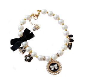 Luxurious Pearls Dog Collar Decorative Necklace