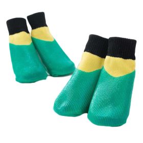 Knitted Socks for Dogs - Waterproof Coated Socks; Scratch Proof Protective Socks