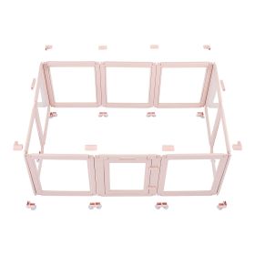 VEVOR Transparent Dog Whelping Box and Puppy Playpen, 60x39x23
