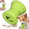 Interactive Rubber Dog Chew Toy with Dental Cleaning Texture