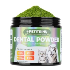 Natural Dog Dental Powder for Teeth Cleaning, Tartar Control & Fresh Breath