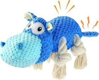Blue Cow Dog Toy for Aggressive Chewers