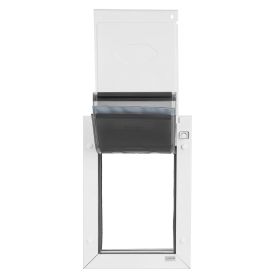 Pet Door, Medium, with Three Magnetic Flaps and Metal Frame
