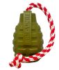 USA K9 Rubber Treat Dispenser Dog Toy for Chewing & Tugging
