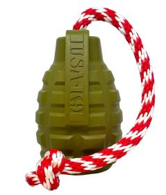 USA K9 Rubber Treat Dispenser Dog Toy for Chewing & Tugging