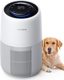 5 Stage H13 True HEPA Pet Air Purifier with Enhanced Activated Carbon for Pet Odors, Dander and Allergens