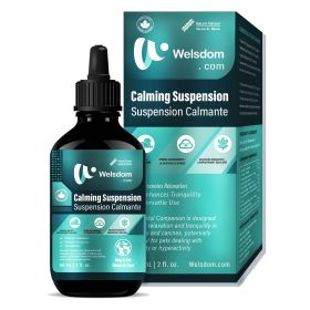 Calming Comfort Drops for Dogs & Cats 60 mL | Natural Relaxation & Stress Support Supplement