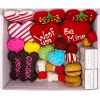 Valentine’s Day Dog Treat Gift Box, Heart Shaped Biscuits & Assorted Treats