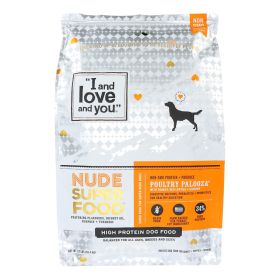 I and Love and You Nude Food Poultry Palooza Grain Free Dog Food 23 lb