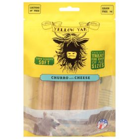 Yellow Yak Churro Cheese Soft Dog Chews 4 oz 6 Pack