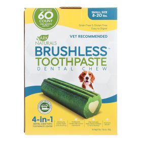 Ark Naturals - Brushless Toothpaste Dental Chew Sm - 1 Each - 60 Ct