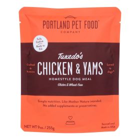 Portland Pet Food Company Homestyle Chicken & Yams Dog Meal - 9 oz (Case of 8)