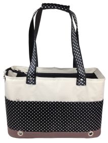 Pet Life Fashion Tote Spotted Pet Carrier