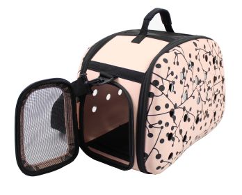 Pet Life Narrow Shelled Lightweight Military Grade Collapsible Designer Dog Carrier Bag