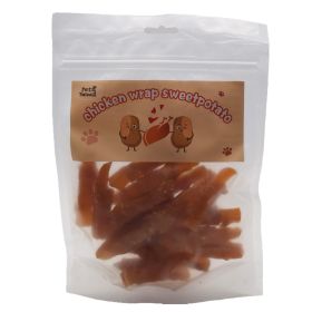Chicken Wrapped Sweet Potato Dog Treats 8 oz