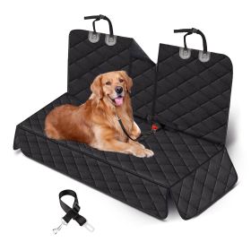 Dog Car Seat Cover for Back Seat with Waterproof Non Slip Protection