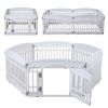 Foldable Heavy Plastic Gate Exercise Playpen for Dogs with Door, 6 Panel
