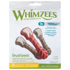 WHIMZEES Medium Dental Dog Chews 7 Count 4 Pack