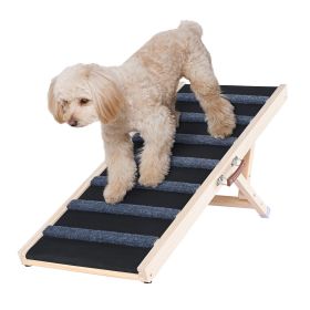 Dog Ramp, Folding Pet Ramp for Bed, Adjustable Dog Ramp