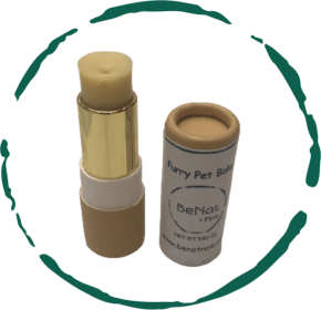BeNat Pets Natural Dog Paw & Nose Balm for Dry, Cracked Paws and Snouts