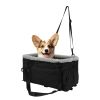 Small Dog Center Console Car Seat with Safety Leash