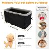 Small Dog Center Console Car Seat with Safety Leash