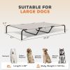 Elevated Dog Bed for Large Dogs, 60 Inch, Raised Outdoor Mesh Cot