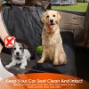 Dog Car Seat Cover for Back Seat with Waterproof Non Slip Protection