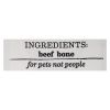 Happy N Healthy Pet Beef Dog Bone Medium Natural Beef Chew Treat 1 Count Case of 6