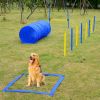 Dog Agility Training Equipment Set with Jumps, Weave Poles, Pause Box & Tunnel