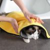 Soft Absorbent Microfiber Pet Bath Towel for Dogs