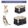 Soft Sided Dog Crate Portable Travel Kennel Crate 3 Door Design