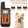 Waterproof Dog Training Collar with Remote, Beep, Vibration & Shock