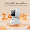 2.5K Indoor Pet & Home Security Camera with 360° Pan, AI Detection & Night Vision