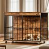 TimberTrail Furniture Style Wooden Dog Crate, Medium/Large Dogs