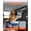 Wide Dog Car Barrier, 50" Divider for Front Seats Installation with See Through Net Mesh