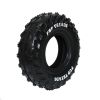 Durable Natural Rubber Tire Chew Dog Toy, Treat Dispensing, Dental Cleaning