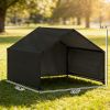 PawHut Outdoor Dog House with Steel Frame and Weather Resistant Canopy
