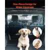 Wide Dog Car Barrier, 50" Divider for Front Seats Installation with See Through Net Mesh