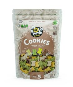 LoLo Bone Shaped Biscuit - Assorted Flavors - SMALL (Stand Up Pouch)