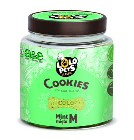 LoLo Bone Shaped Biscuit - Mint Flavor - MEDIUM (Jar)