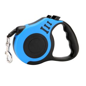 Automatic Telescopic Traction Rope Dog Leash (Option: blue-5m)