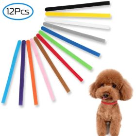 Newborn Adjustable Puppy ID Collars/ Bands (Option: 12pcs)
