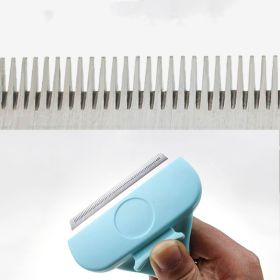 PawVanta Floating Grooming Comb Brush for Dogs (Specification: Blue/Big)