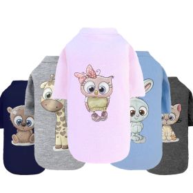 Cutie Dog Tee Collection (Color: Baby Pink Owl, size: XXS)