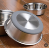Silicone Stainless Steel Dog Bowl
